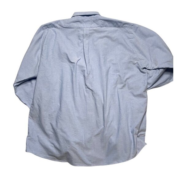 Van Heusen Size 19 36/37 Blue Regular Fit Wrinkle Free Long Sleeved Dres… - Picture 7 of 8